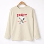 NENE - CAMISETA SNOOPY LETRAS ROJAS