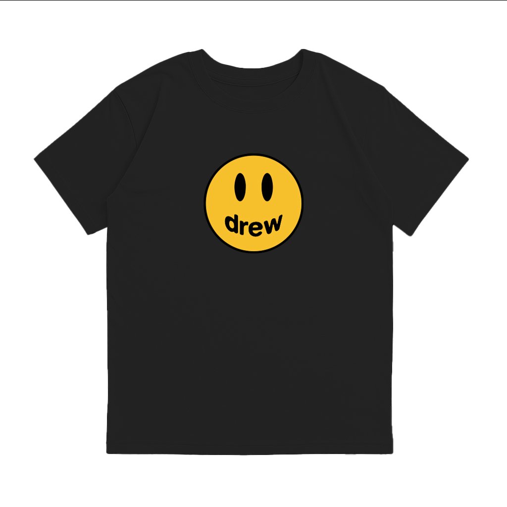 REMERA OVSIZE DREW XL NEGRO DREW CARA - Imagen 1
